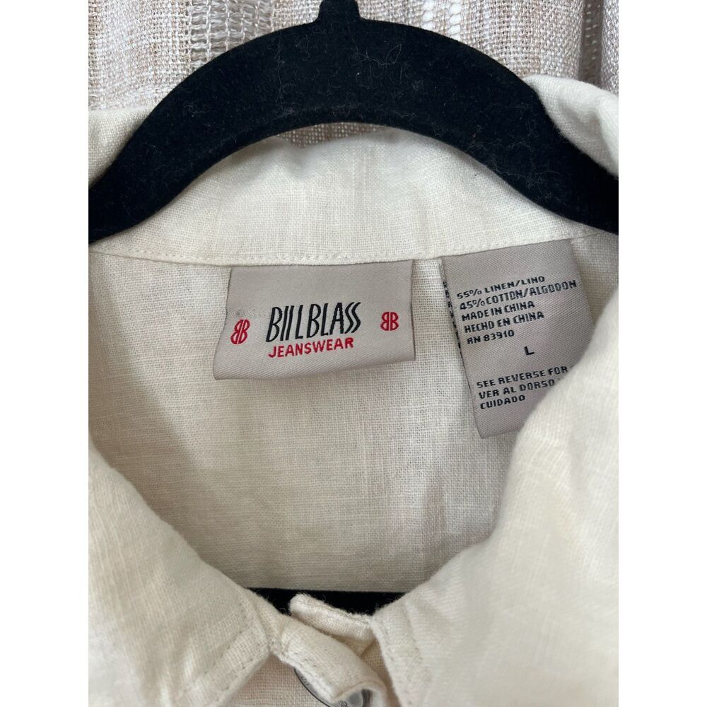 Bill Blass Linen Safari Jacket