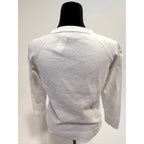 Pendleton cream 100% cotton cardigan 3/4 length sleeve