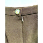 Lily & Taylor Vintage Made in USA brown embellished skirt suit set
