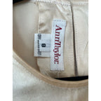 Vintage Ann Taylor Buttercream Satin Blouse