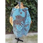 Upcycled Blanket & Curtain Hoodie - Deer Blanket
