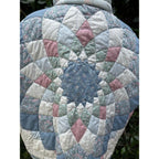 Upcycled Quilt Full Zip Vest - Cats & Star