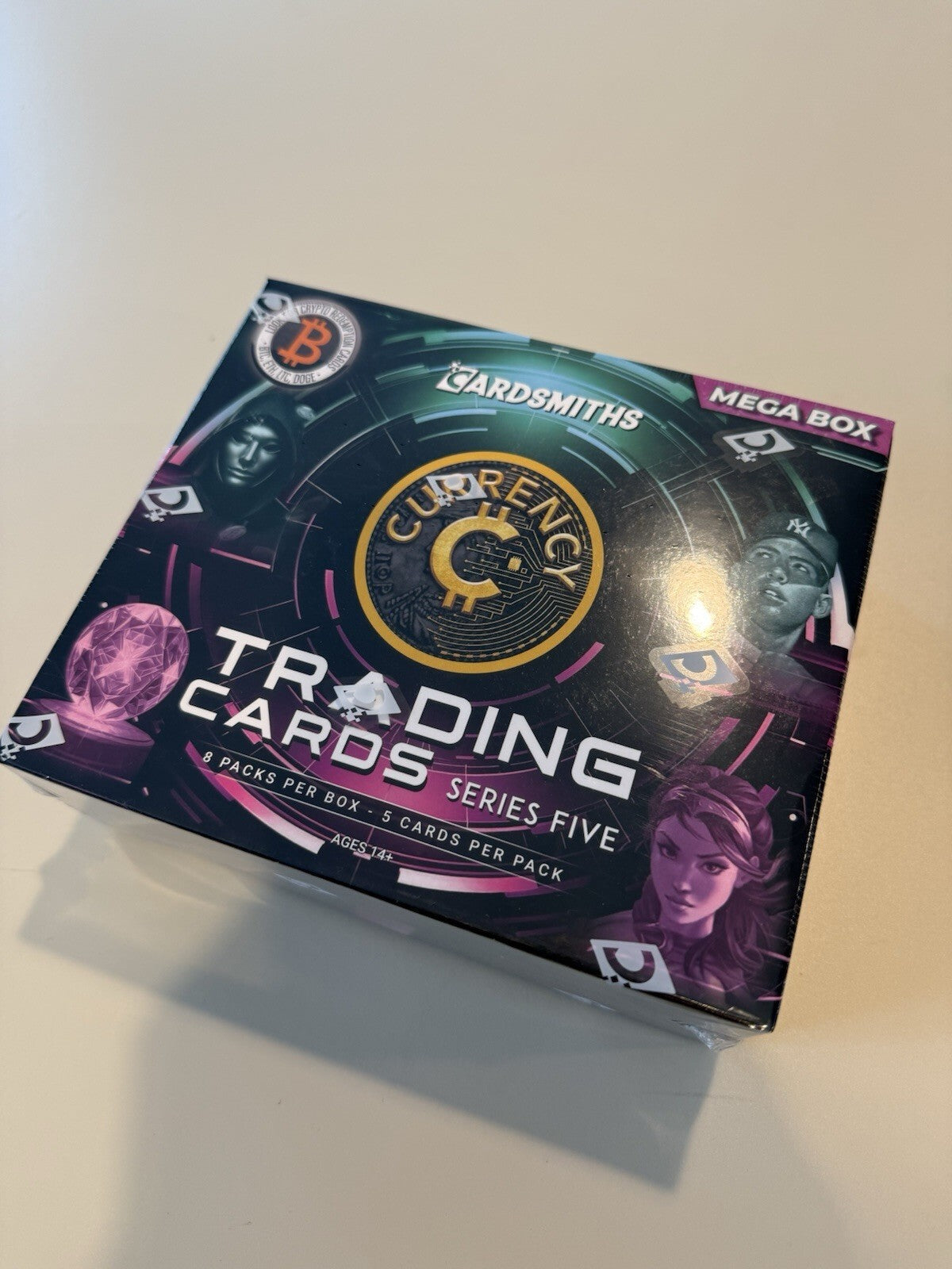 Cardsmiths Currency Series 5 Trading Cards 40Ct. Mega Box | Factory Sealed
