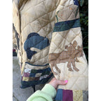 Upcycled Chore Coat - Critter Core Quilt