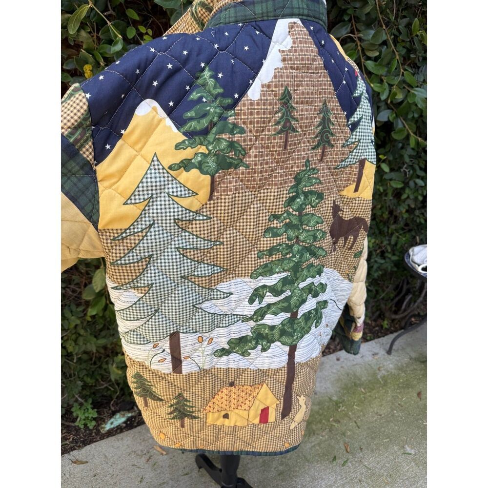 Upcycled Chore Coat - Critter Core Quilt
