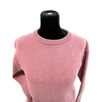 The North Face pink wool blend crew neck sweater