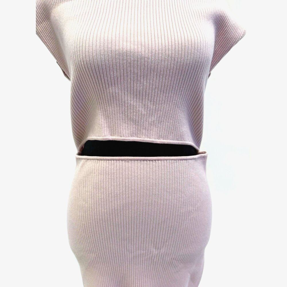 Wilfred Aritzia Knit Cutout Orchid Bodycon Mini Dress
