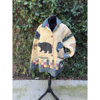 Upcycled Chore Coat - Critter Core Quilt