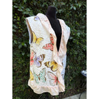 Upcycled Blanket Vest - Butterfly Quilt