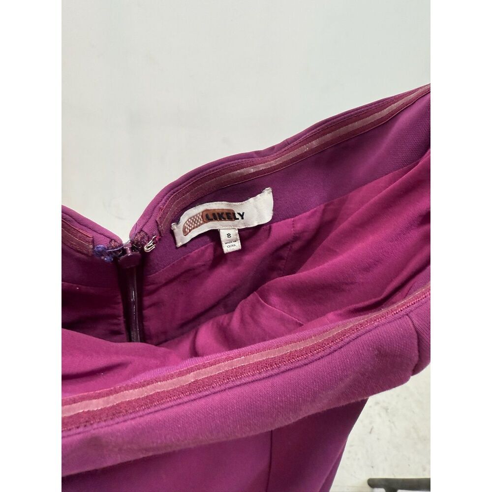 Likely Bartolli Off The Shoulder Amethyst Purple Maxi Mermaid Gown